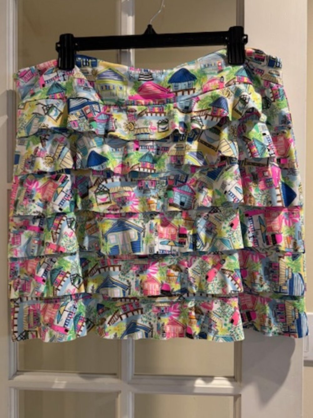 Lulu-B Tiered Ruffled Skort